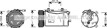 Ava Quality Cooling VNK164 - Kompressor, kondisioner furqanavto.az
