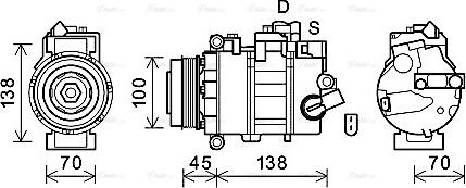 Ava Quality Cooling VNAK384 - Kompressor, kondisioner furqanavto.az