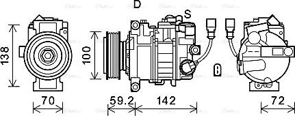 Ava Quality Cooling VNAK385 - Kompressor, kondisioner furqanavto.az