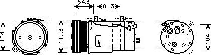 Ava Quality Cooling VNAK280 - Kompressor, kondisioner furqanavto.az