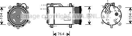 Ava Quality Cooling VNK170 - Kompressor, kondisioner furqanavto.az