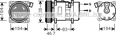 Ava Quality Cooling VNK309 - Kompressor, kondisioner furqanavto.az