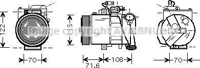 Ava Quality Cooling VNK257 - Kompressor, kondisioner furqanavto.az