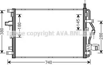 Ava Quality Cooling VO5158 - Kondenser, kondisioner furqanavto.az