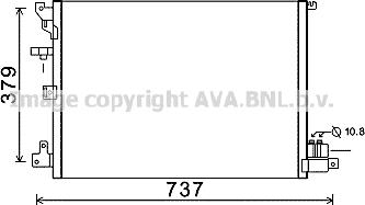 Ava Quality Cooling VO5152D - Kondenser, kondisioner furqanavto.az