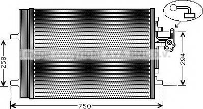 Ava Quality Cooling VO5161 - Kondenser, kondisioner furqanavto.az