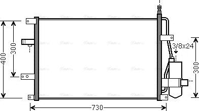 Ava Quality Cooling VO5107D - Kondenser, kondisioner furqanavto.az