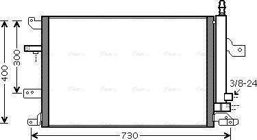 Ava Quality Cooling VO5138D - Kondenser, kondisioner furqanavto.az