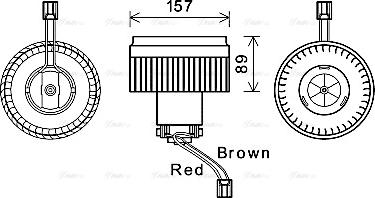 Ava Quality Cooling VO8177 - Daxili üfleyici furqanavto.az