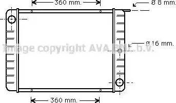 Ava Quality Cooling VO 2002 - Radiator, mühərrikin soyudulması furqanavto.az