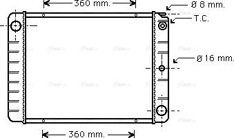 Ava Quality Cooling VO 2027 - Radiator, mühərrikin soyudulması furqanavto.az