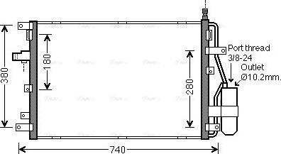 Ava Quality Cooling VOA5158D - Kondenser, kondisioner furqanavto.az