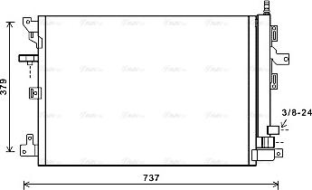 Ava Quality Cooling VOA5152D - Kondenser, kondisioner furqanavto.az