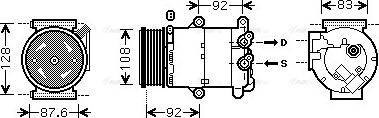 Ava Quality Cooling VOAK184 - Kompressor, kondisioner furqanavto.az