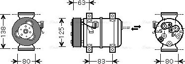 Ava Quality Cooling VO K120 - Kompressor, kondisioner furqanavto.az