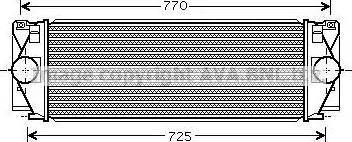 Ava Quality Cooling VW 4267 - Intercooler, şarj cihazı furqanavto.az