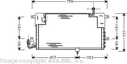 Ava Quality Cooling VW 5141 - Kondenser, kondisioner furqanavto.az