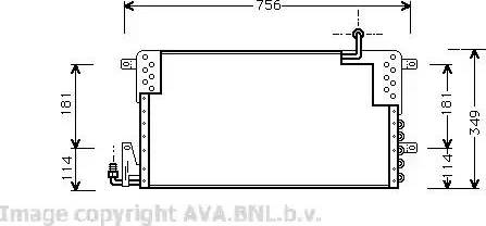 Ava Quality Cooling VW 5161 - Kondenser, kondisioner furqanavto.az