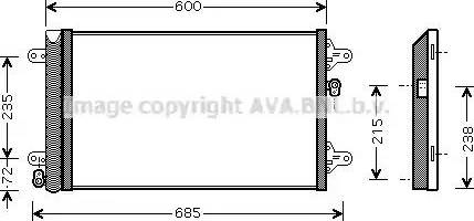 Ava Quality Cooling VWA5183D - Kondenser, kondisioner furqanavto.az