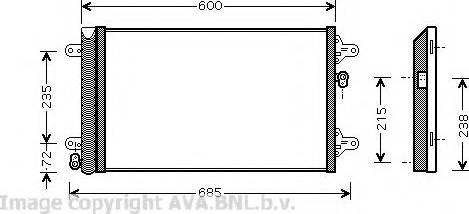 Ava Quality Cooling VW 5183 - Kondenser, kondisioner furqanavto.az