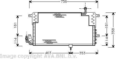 Ava Quality Cooling VW 5139 - Kondenser, kondisioner furqanavto.az