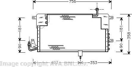 Ava Quality Cooling VW 5125 - Kondenser, kondisioner furqanavto.az