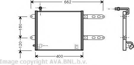 Ava Quality Cooling VW 5178 - Kondenser, kondisioner furqanavto.az