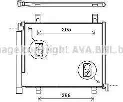 Ava Quality Cooling VW5327D - Kondenser, kondisioner furqanavto.az