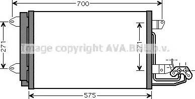 Ava Quality Cooling VW5269D - Kondenser, kondisioner furqanavto.az