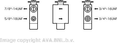 Ava Quality Cooling VW 1101 - Genişləndirici klapan, kondisioner furqanavto.az