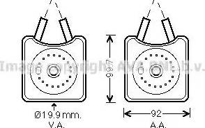 Ava Quality Cooling VW3215 - Yağ soyuducu, mühərrik yağı furqanavto.az