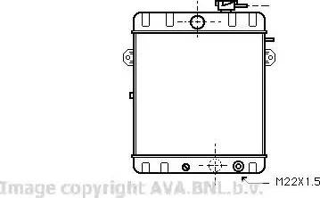 Ava Quality Cooling VW 2007 - Radiator, mühərrikin soyudulması furqanavto.az