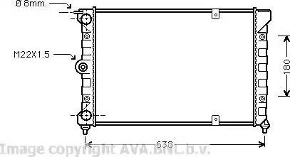 Ava Quality Cooling VW 2018 - Radiator, mühərrikin soyudulması furqanavto.az