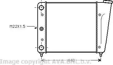 Ava Quality Cooling VW 2022 - Radiator, mühərrikin soyudulması furqanavto.az