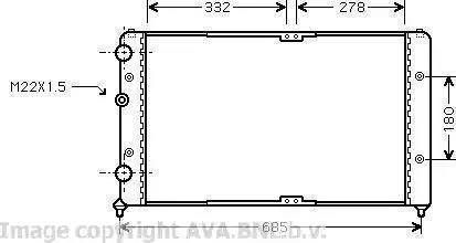 FPS 74 A363-X - Radiator, mühərrikin soyudulması furqanavto.az