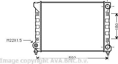 Ava Quality Cooling VW 2111 - Radiator, mühərrikin soyudulması furqanavto.az