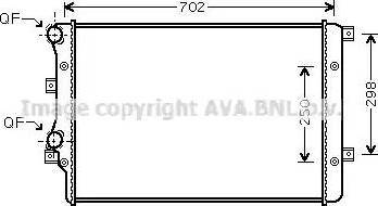 Ava Quality Cooling VW 2206 - Radiator, mühərrikin soyudulması furqanavto.az