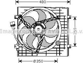 Ava Quality Cooling VW 7506 - Fen, radiator furqanavto.az