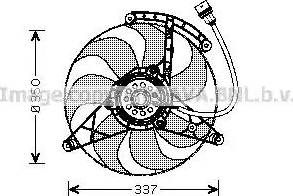 Ava Quality Cooling VW7516 - Fen, radiator furqanavto.az