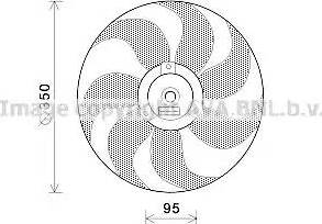 Ava Quality Cooling VW 7511 - Fen, radiator furqanavto.az