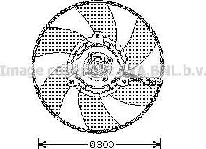 Ava Quality Cooling VW 7517 - Fen, radiator furqanavto.az