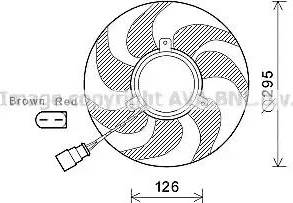 Ava Quality Cooling VW7535 - Fen, radiator furqanavto.az