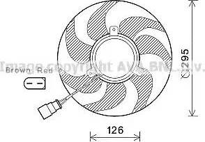 Ava Quality Cooling VW7536 - Fen, radiator furqanavto.az