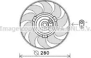 Ava Quality Cooling VW 7530 - Fen, radiator furqanavto.az