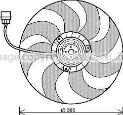 Ava Quality Cooling VW 7526 - Fen, radiator furqanavto.az