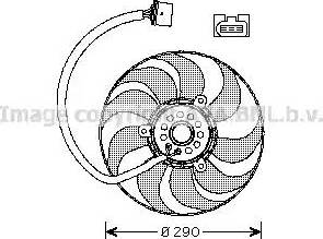 Ava Quality Cooling VW 7522 - Fen, radiator furqanavto.az