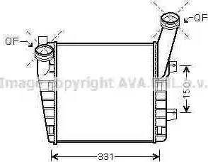 Ava Quality Cooling VWA4263 - Intercooler, şarj cihazı furqanavto.az