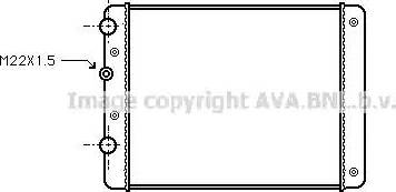 Ava Quality Cooling VWA2129 - Radiator, mühərrikin soyudulması furqanavto.az