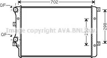 Ava Quality Cooling VWA2206 - Radiator, mühərrikin soyudulması furqanavto.az