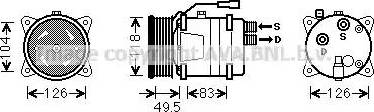 Ava Quality Cooling VWAK303 - Kompressor, kondisioner furqanavto.az